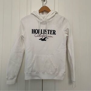 Hollister White Hoodie